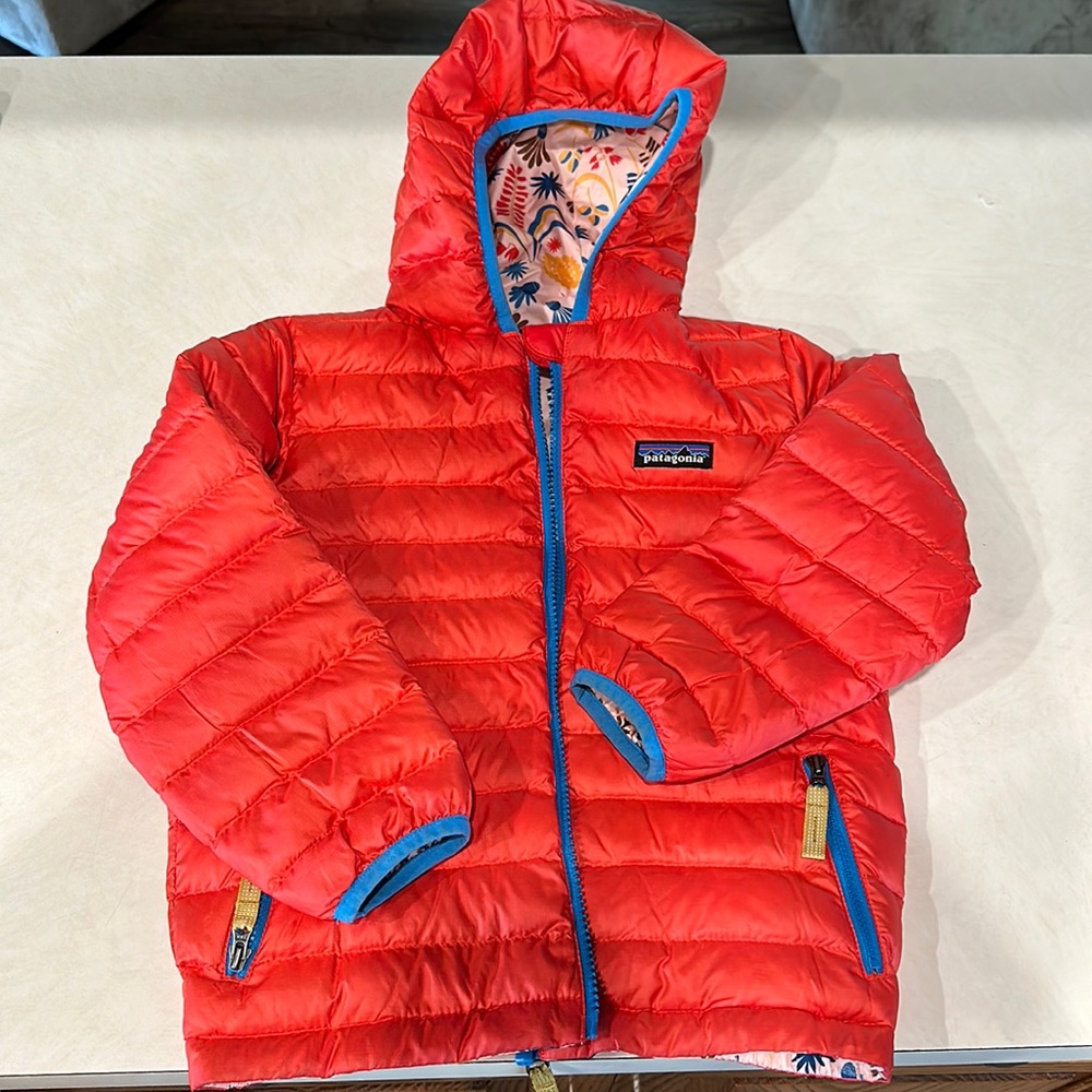 Patagonia reversible girls coat